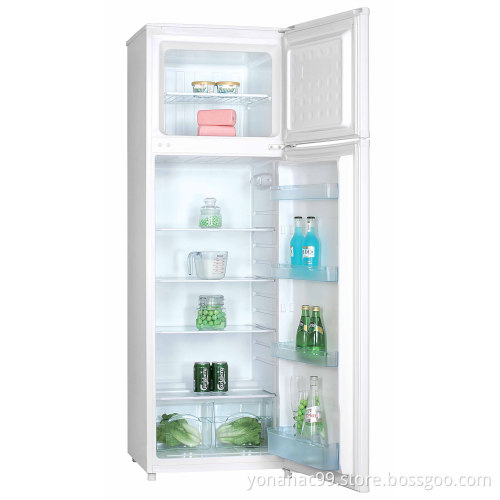 Defrost Two Door Refrigerator for Home Use